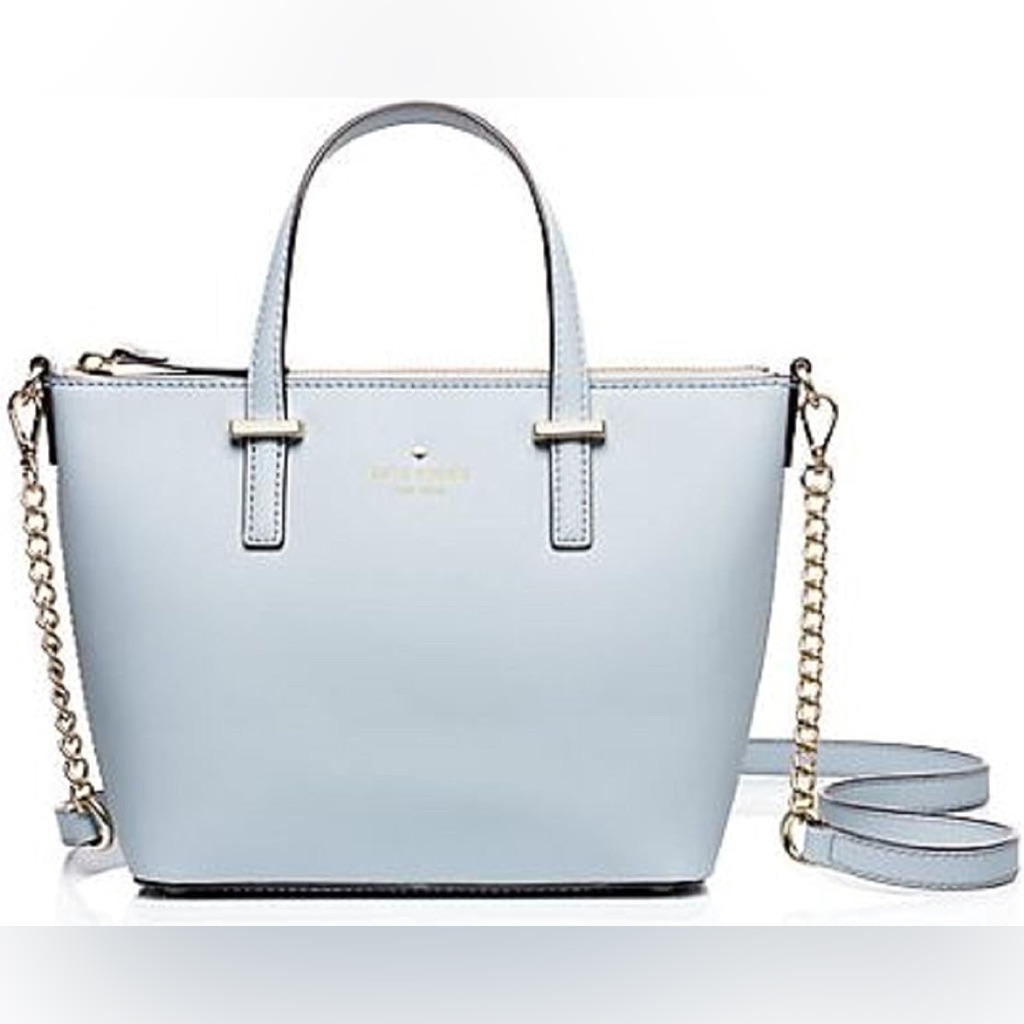 Kate Spade Cedar Street Harmony Saffiano Leather Crossbody Mystic Blue/Gold